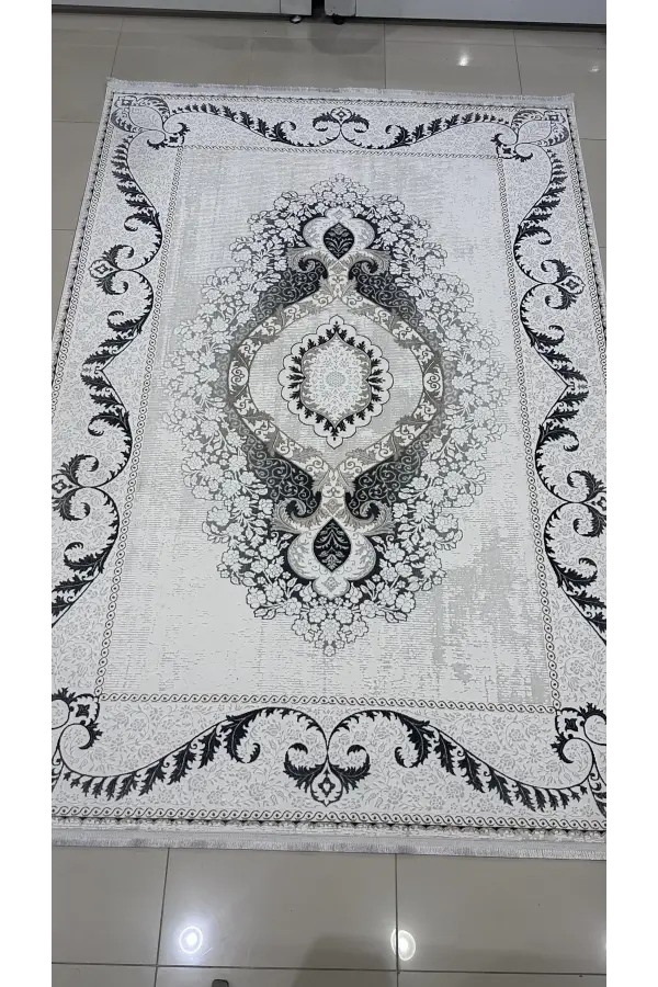 Safyün Halı Kadife KF514 Gri