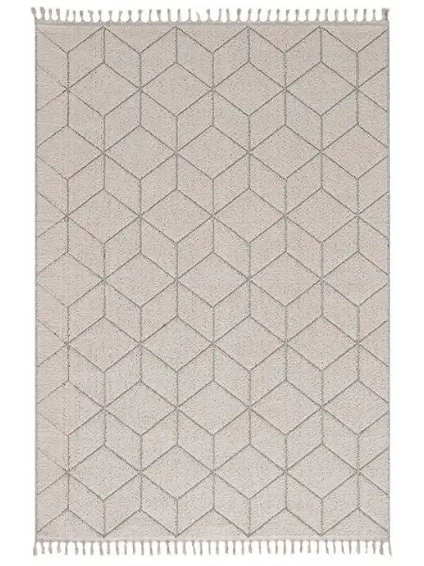 Dekorenti Halı Bukle 1407 Beyaz