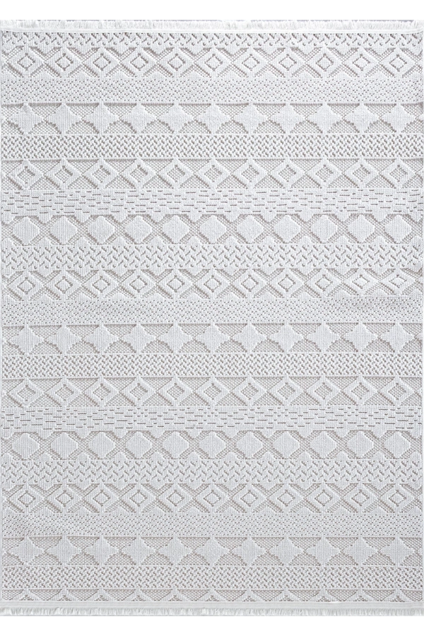 Jusco Halı Perla 7597B Beyaz