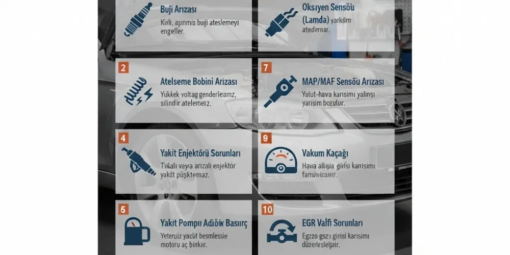Motor Tekleme Neden Olur? (En Sık 10 Sebep)