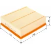 Hava filtresi (vw passat 97-05 audi a4 98-01 a6 98-05 skoda superb 02-08)