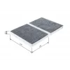 Kabin filtresi karbonlu (bmw g11-g12-g30-g31-g05-g06 )