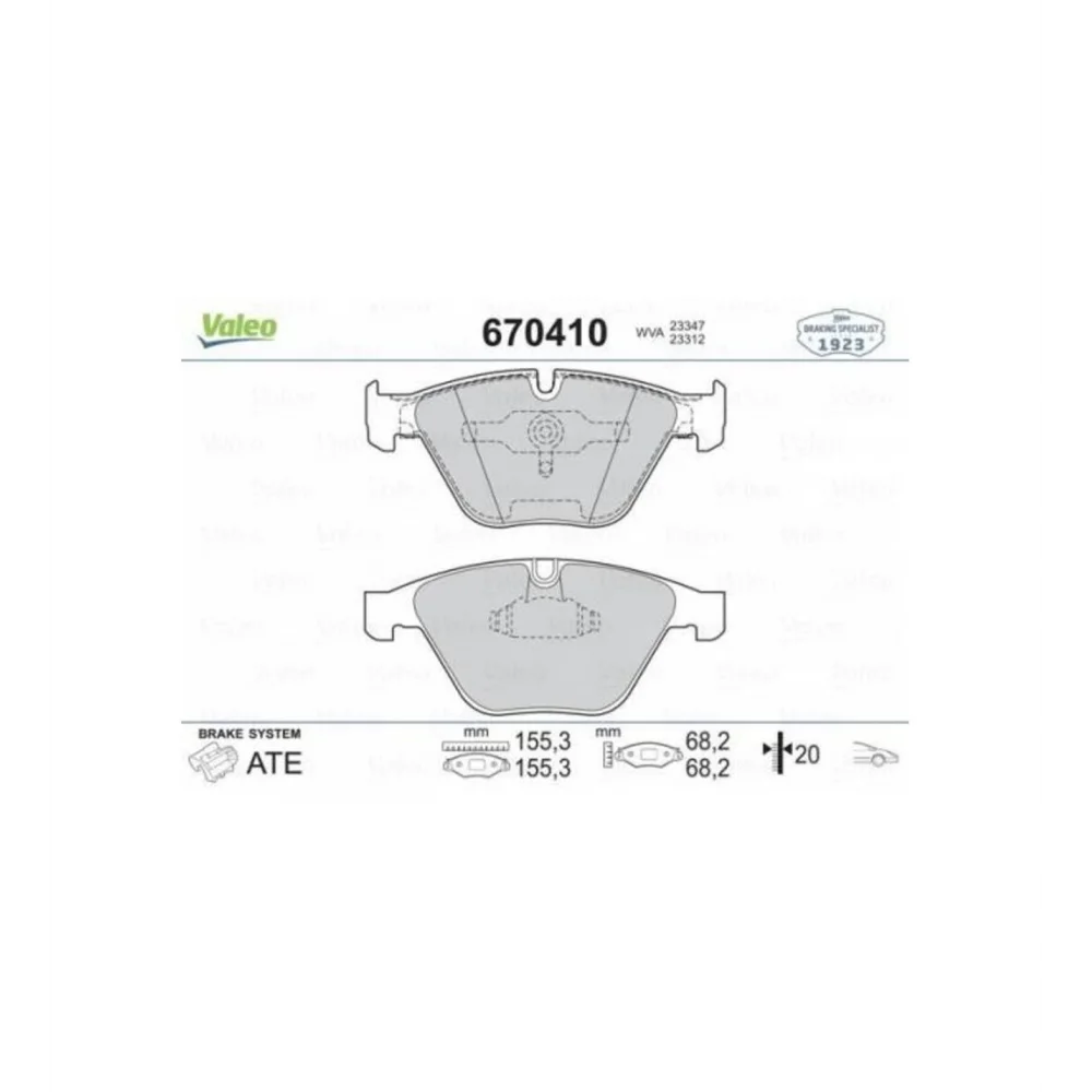 Fren balatasi on (bmw e60-e65-e66 )2331211