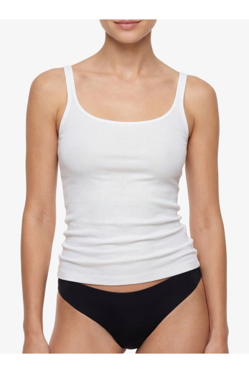 Blackspade Kadın Atlet Fine Rib 1615 - Beyaz