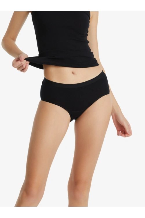 Blackspade Kadın Slip ara bel Külot Essential 1306 - Siyah