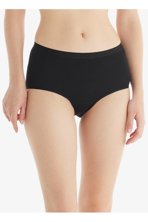 Blackspade Kadın Slip yüksek bel Külot Essential 1307 - Siyah