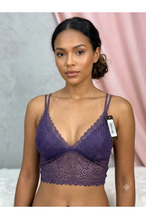 Mor ayarlanabilir askılı bralet