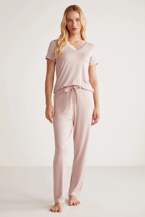 Penyemood pembe  Comfort mood piijama takımı 2346