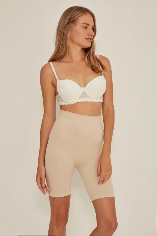 TEN MI Emay 3005 Soft Uzun Paçalı Boxer Korse