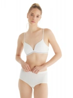 Blackspade Kadın Slip yüksek bel Külot Essential 1307 - BEYAZ