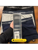 Erkek Nautıca Boxer %100 Pamuk 3lu Set