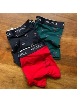 Erkek Nautıca Boxer %100 Pamuk 3lu Set