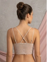 Havalı leylak ayarlanabilir askılı bralet