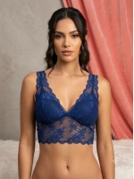 Lacivert rengi ayarlanabilir askılı bralet