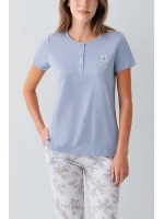 lila kaprili  pijama takımı