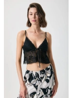 Penyemood Dantel büstiyerli üçlü sabahlık pijama takımı
