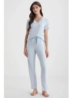 Penyemood mavi Comfort mood piijama takımı 2346