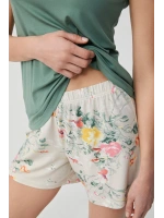 Penyemood Natural soft yeşil şort takım 2827