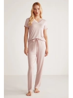 Penyemood pembe  Comfort mood piijama takımı 2346