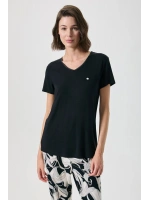 Penyemood siyah Viskon pijama takımı 10129