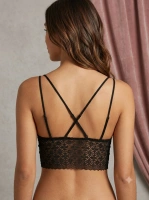 Siyah rengi ayarlanabilir askılı bralet