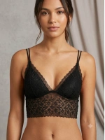 Siyah rengi ayarlanabilir askılı bralet