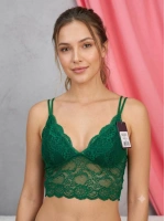 Yeşil rengi ayarlanabilir askılı bralet