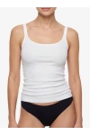 Blackspade Kadın Atlet Fine Rib 1615 - Beyaz