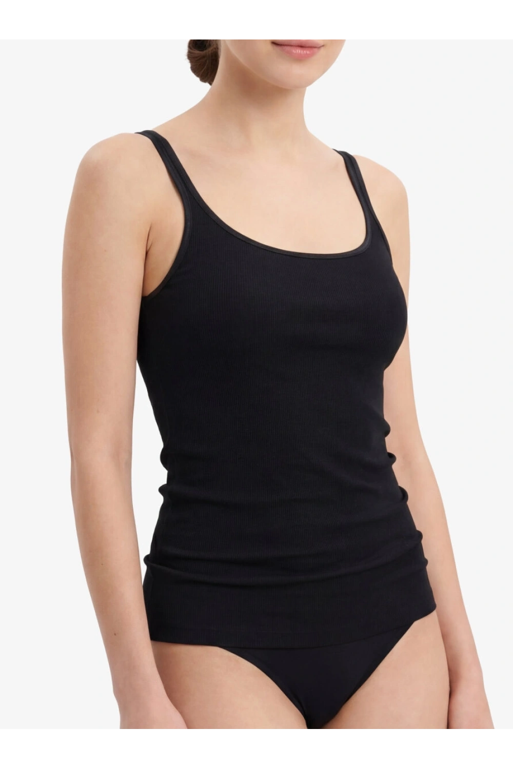 Blackspade Kadın Atlet Fine Rib 1615 - SİYAH