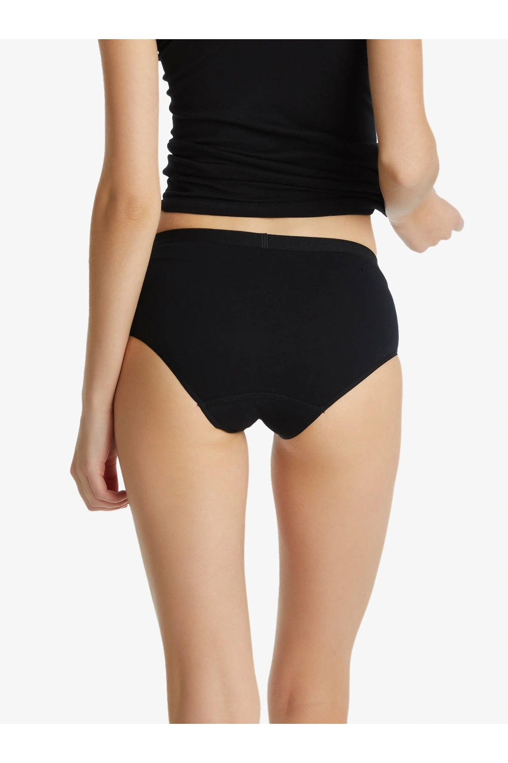 Blackspade Kadın Slip ara bel Külot Essential 1306 - Siyah