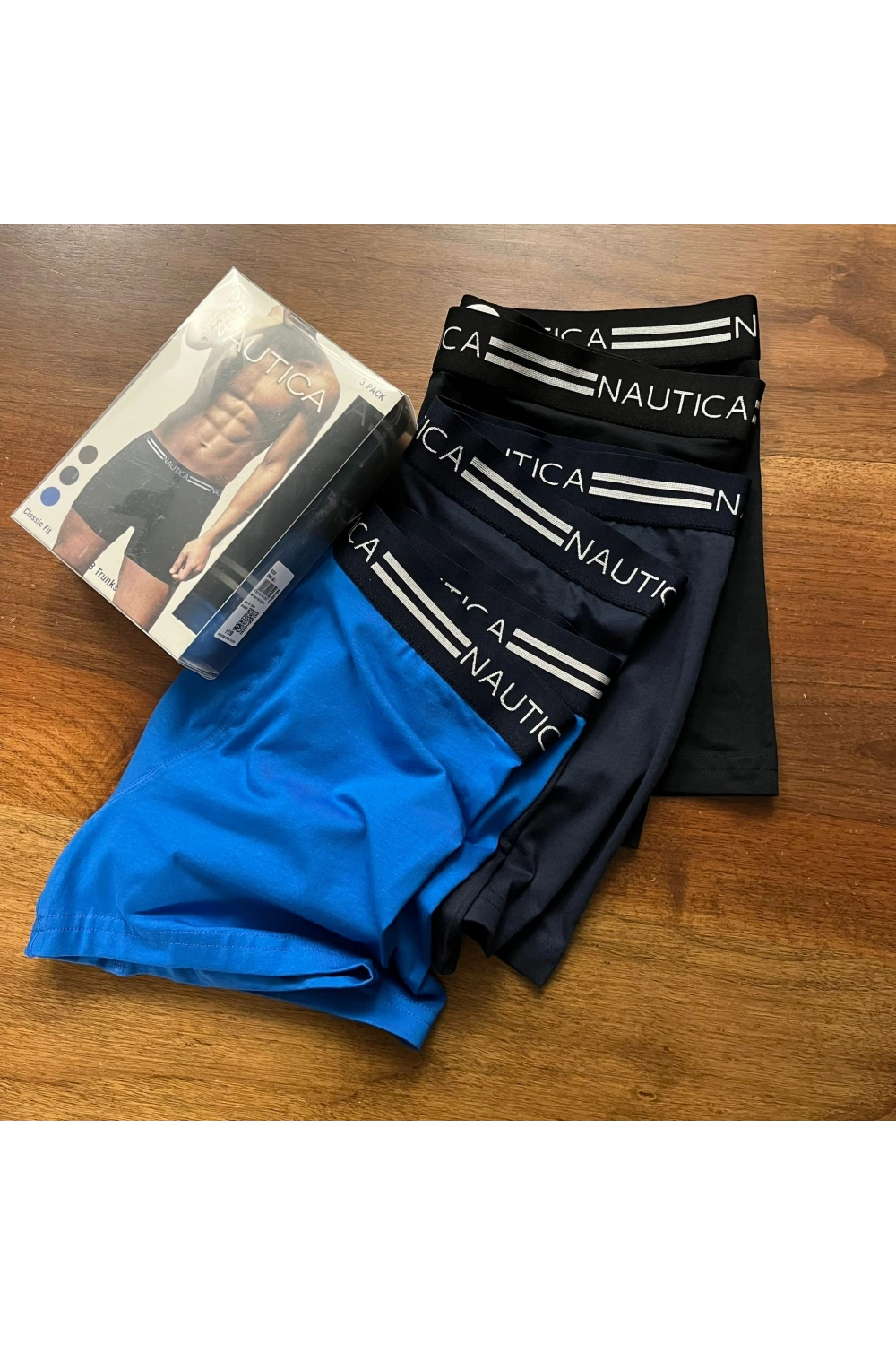 Erkek Nautıca Boxer %100 Pamuk 3lu Set