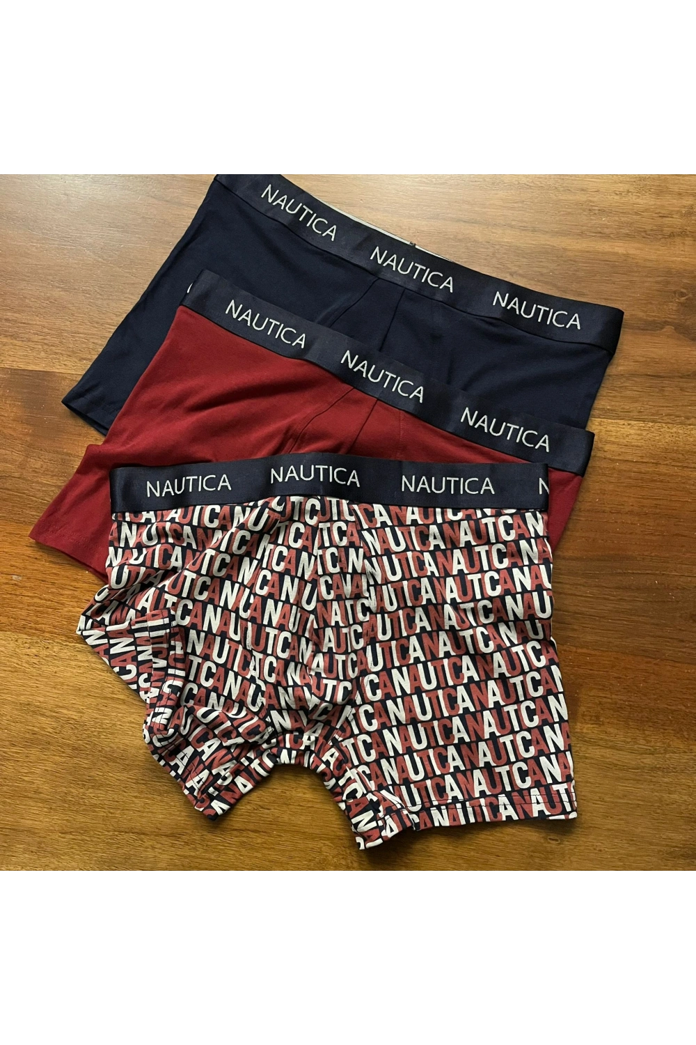 Erkek Nautıca Boxer %100 Pamuk 3lu Set