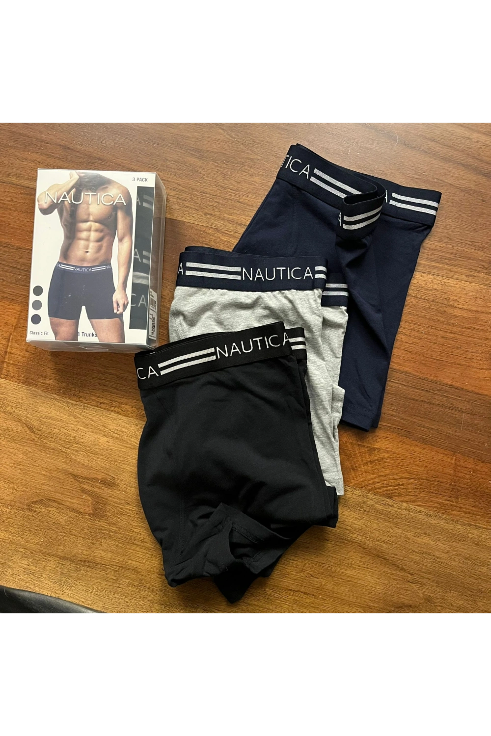 Erkek Nautıca Boxer %100 Pamuk 3lu Set