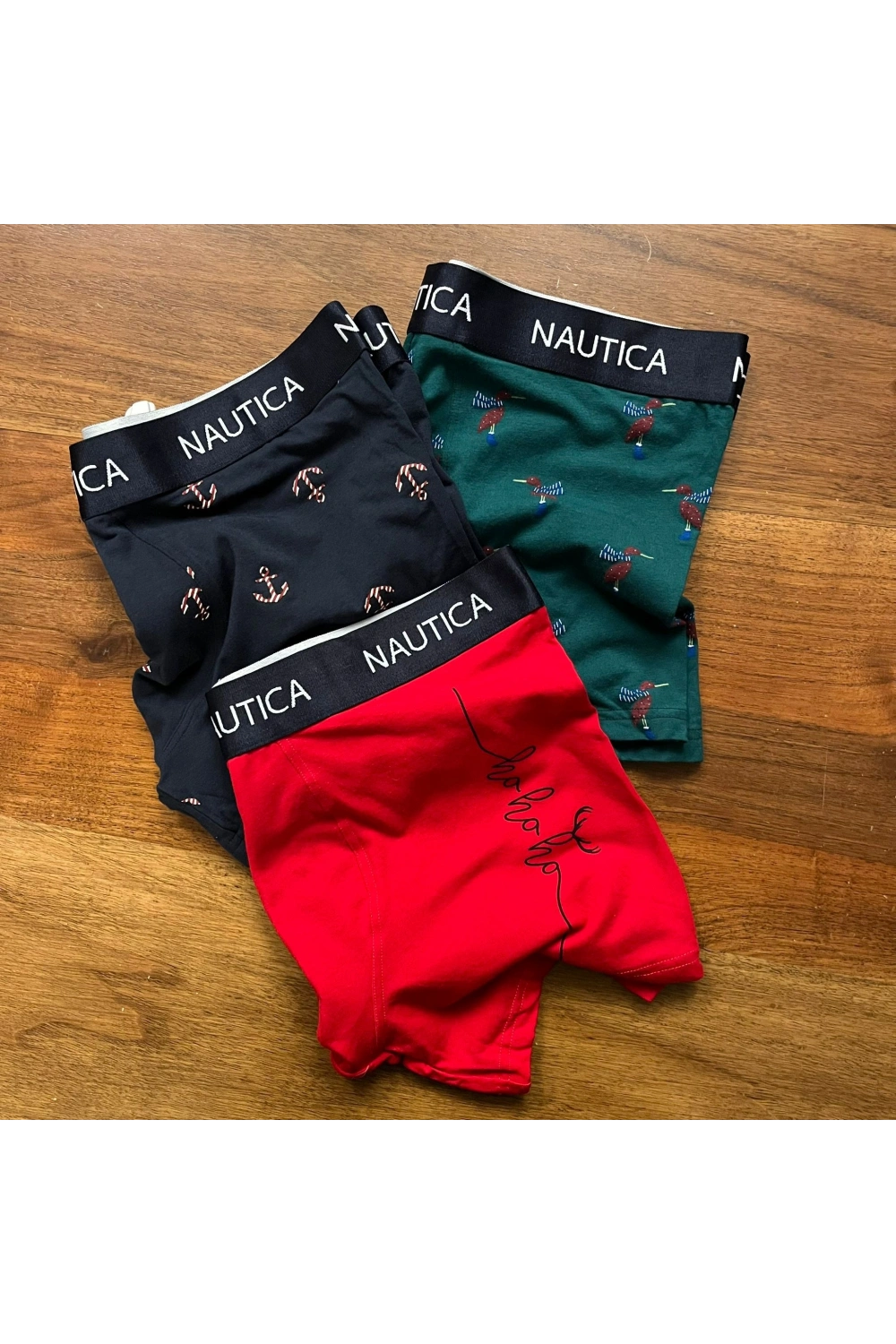 Erkek Nautıca Boxer %100 Pamuk 3lu Set