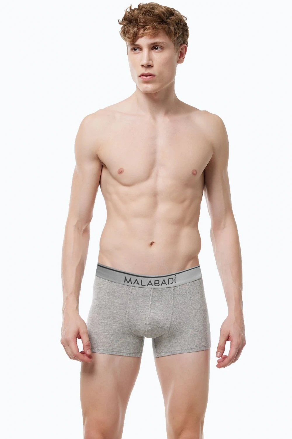 Malabadi Erkek Gri Premium Collection Modal Boxer 252