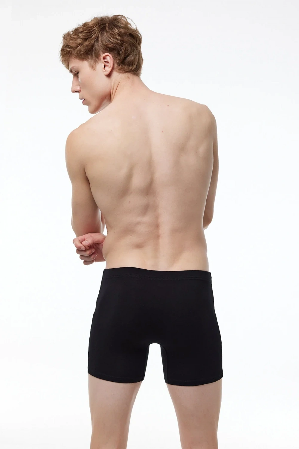 Malabadi Erkek Siyah Premium Collection Modal Uzun Boxer