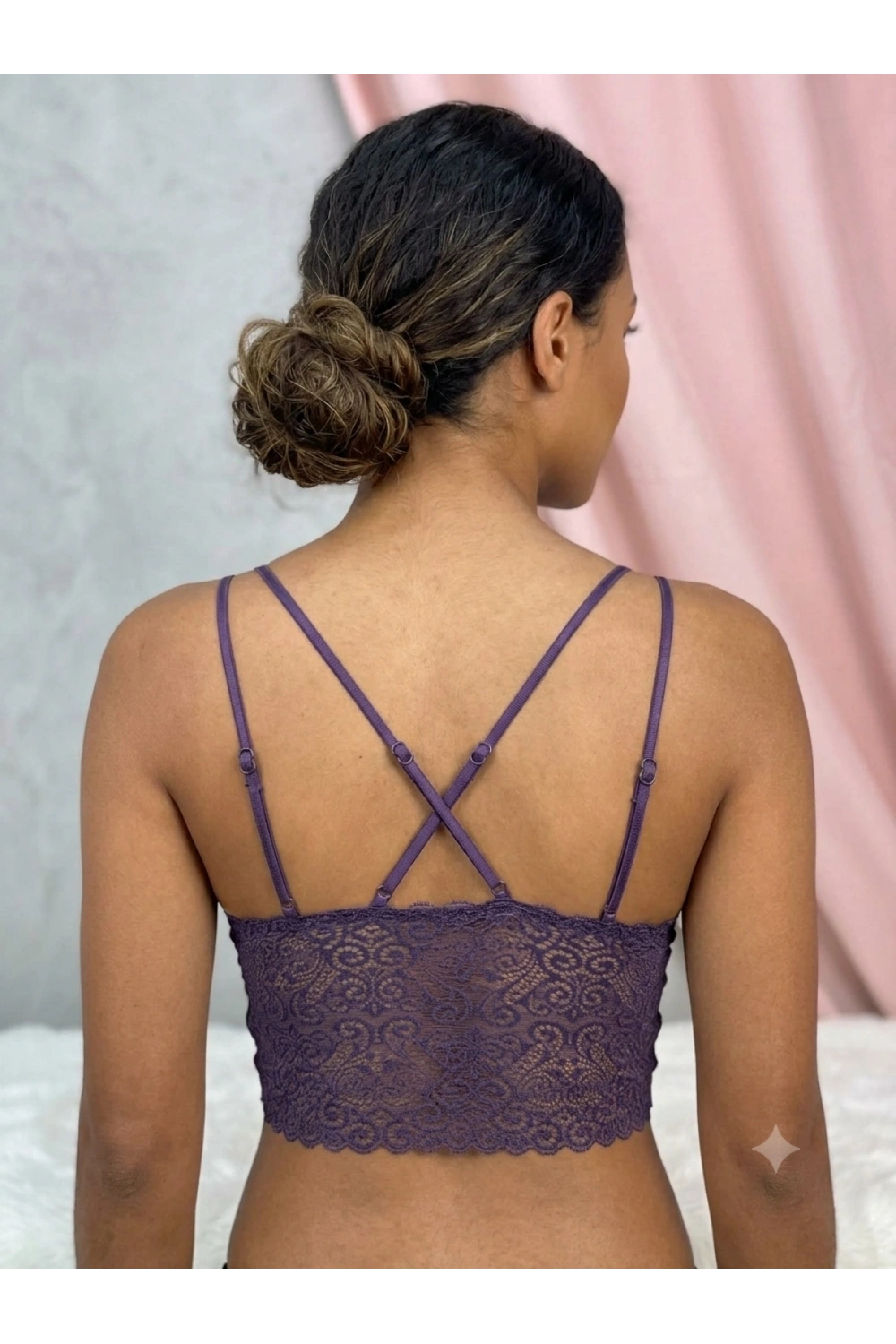 Mor ayarlanabilir askılı bralet