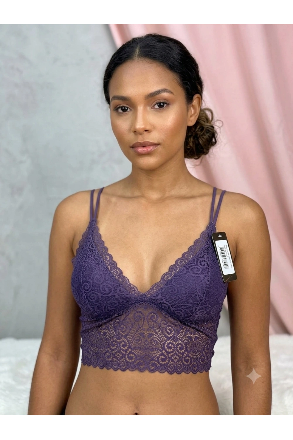 Mor ayarlanabilir askılı bralet