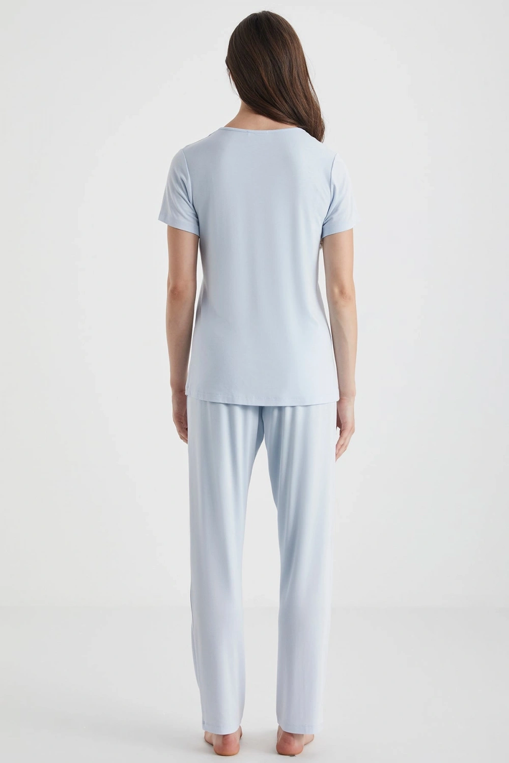 Penyemood mavi Comfort mood piijama takımı 2346