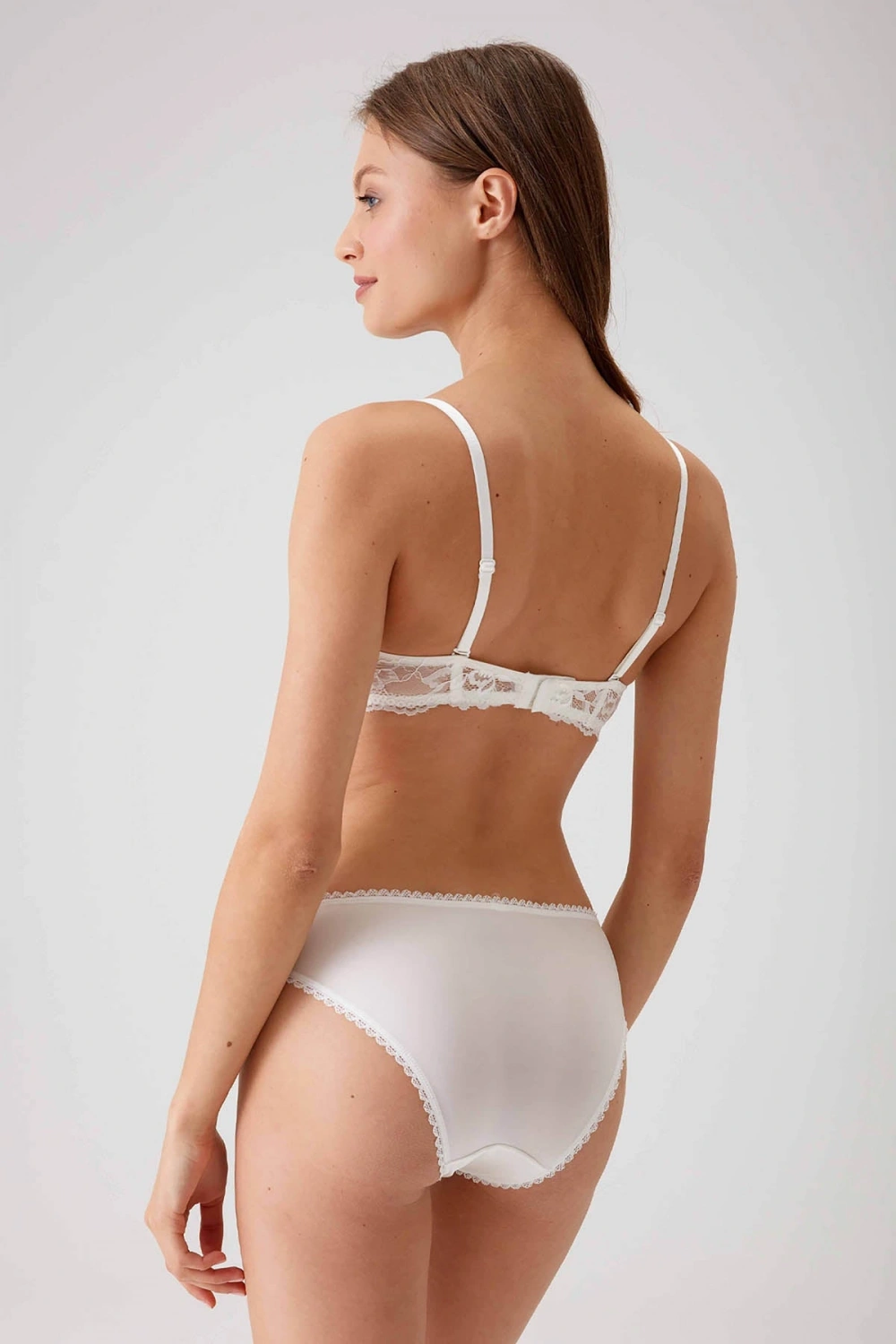 Pierre cardin Milan Push Up Dolgulu İç Çamaşır Takımı Ekru