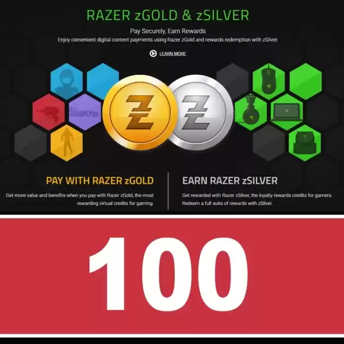 Buy Razer Gold 50 USD - Razer Key - GLOBAL - Cheap - !