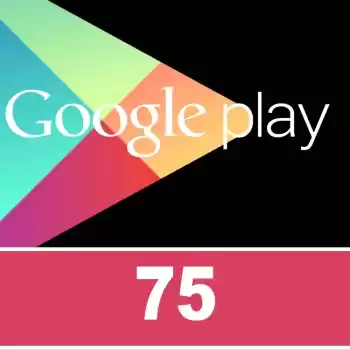 GOOGLE PLAY GIFT Card £75 UK - New - Fast Delivery