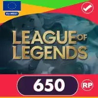League Of Legends Gift Card 5 Eur - Eu West
