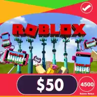 Roblox Gift Card 50 Usd - 4500 Robux Key Global