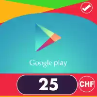 Google Play Gift Card 25 Chf Switzerland