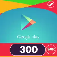 Google Play Gift Card 300 Sar Saudi Arabia