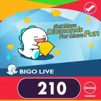 Bigo Live Gold 210 Diamond Gift Card Global