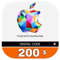 Apple iTunes Gift Card 200 USD - iTunes Key - UNITED STATES