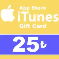 Apple İtunes Gift Card 25 Try - İtunes Key - Turkey
