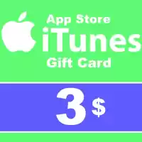 Apple İtunes Gift Card 3 Usd - İtunes Key - Unıted States